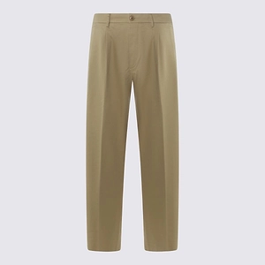 Nn.07 Pleated Buckle-Waist Pants