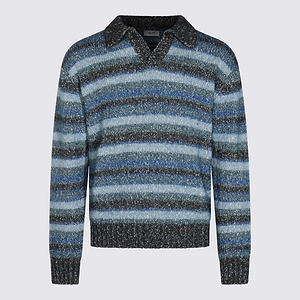 Nn.07 Striped Collar Knitted Sweater