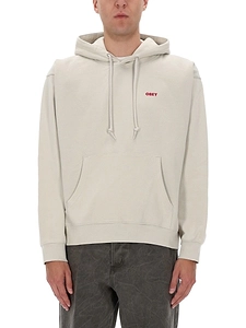 Obey Logo Printed Hoodie