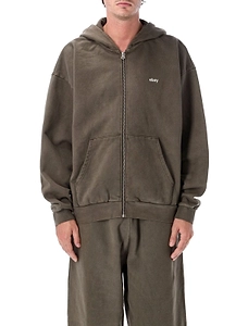 Obey Lowercase Zip-Up Hoodie
