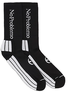 No Problemo Logo Crew Socks