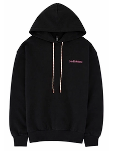 No Problemo Logo Print Hoodie