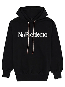 No Problemo Logo Print Hoodie