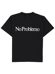 No Problemo Logo Printed Crewneck T-Shirt