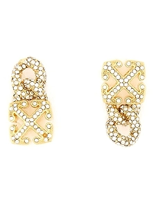Arrow Motif Embellished Earrings