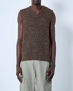 Noah Twisted Yarn Knit Vest
