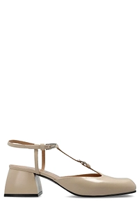 Nodaleto Block Heel T-Strap Heeled Pumps