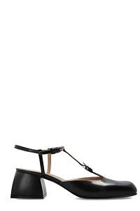 Nodaleto T-Strap Block-Heel Pumps