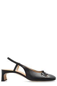 Odissi Chic Slingback Bow Pumps