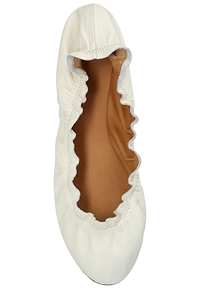 Odissi Leather Ballet Flats