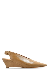 Odissi Pointed Toe Slingback Heeled Pumps