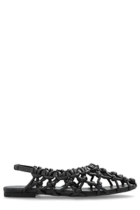 Odissi Woven Cut-Out Detailed Sandals