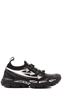 Off-White Be Right Back Knitted Lace-Up Sneakers