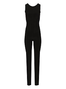 Norma Kamali Sleeveless Cut-Out Catsuit