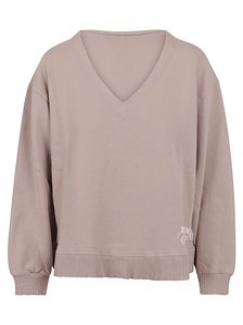 Noumeno Concept Long Sleeved V-Neck Sweatshirt