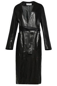Ruelle Leather Trench Coat