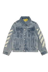 Off-White Kids Logo Detail Denim Jacket