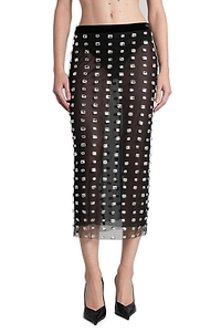 Chantal Embellished Midi Skirt