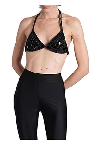 Nué Mirror Embellished Triangle Top
