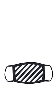 Diag Striped Face Mask