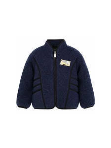 Logo Patch Fleece Jacket
