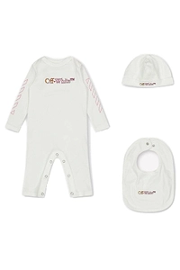 Logo Printed Babygrow Set