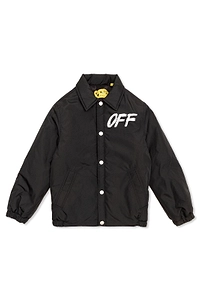 Off-White Kids Logo Print Jacket
