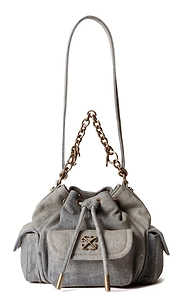 Off-White Dumbo B Bucket Bag Denim Shoulder Bag