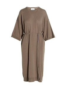 Nude Knit Maxi Dress