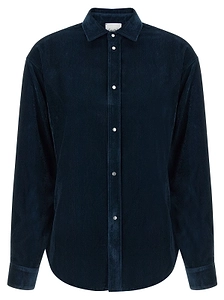 Nude Relaxed Velvet Shirt