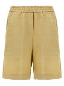 Nude Relaxed Fit Bermuda Shorts