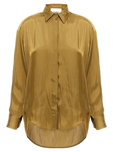 Nude Satin Blouse