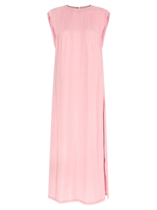 Nude Sleeveless Maxi Dress