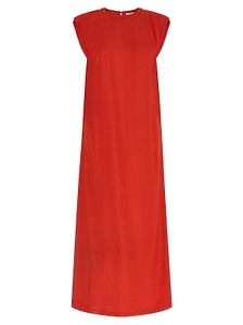 Nude Sleeveless Maxi Dress
