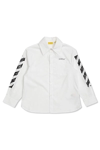 Off-White Kids Scribble-Print Long-Sleeved Shirt