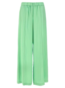 Nude Wide High-Waisted Trousers