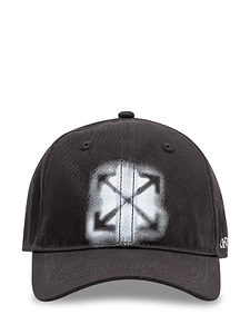 Off-White Kids Spray Arrow Logo Printed Baseball Cap