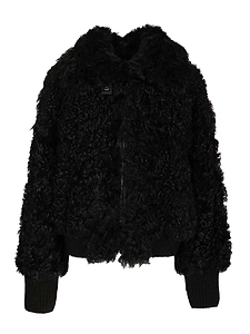 Numero Otto Martin Shearling Bomber Jacket