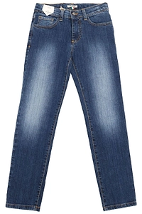 Logo Patch Straight-Leg Jeans