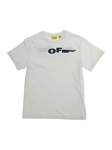 Off-White Kids Type Logo Print T-Shirt