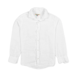Nupkeet Long-Sleeved Curved Hem Shirt