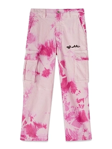 Off-White Kids Tie-Dye Cargo Pants