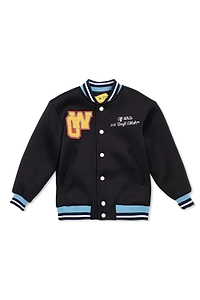 Off-White Kids X Virgil Logo Patch Bomber Jacket