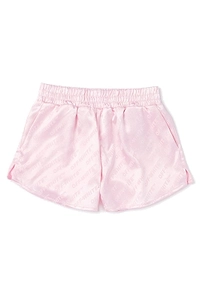 Off-White Kids All-Over Jacquard Satin Shorts