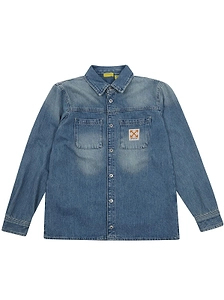 Off-White Kids Arrow Label Denim Shirt