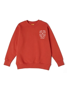 Off-White Kids Arrow Embroidered Crewneck