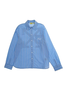 Off-White Kids Arrow Printed Striped Shirt