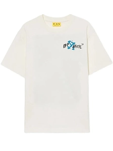 Off-White Kids Arrow Spray Crewneck T-Shirt