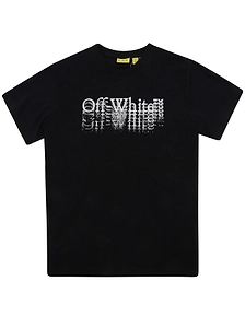 Off-White Kids Big Bookish Stamp Crewneck T-Shirt