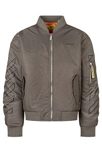 Bookish Diag Bomber Jacket